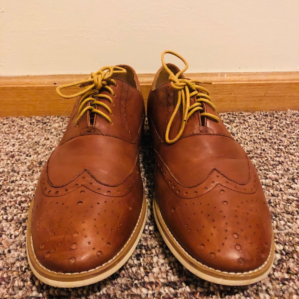 Men’s Steve Madden Tan Brown Leather Shoes
